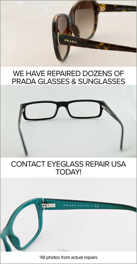 prada eyeglass warranty|Prada sunglasses repair service.